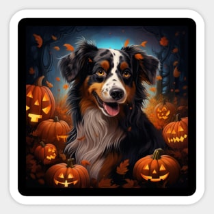 Australian shepherd Halloween Sticker